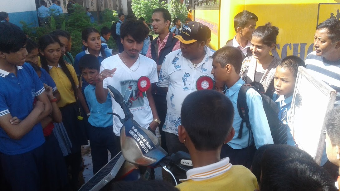 Presenting Solar Scooters